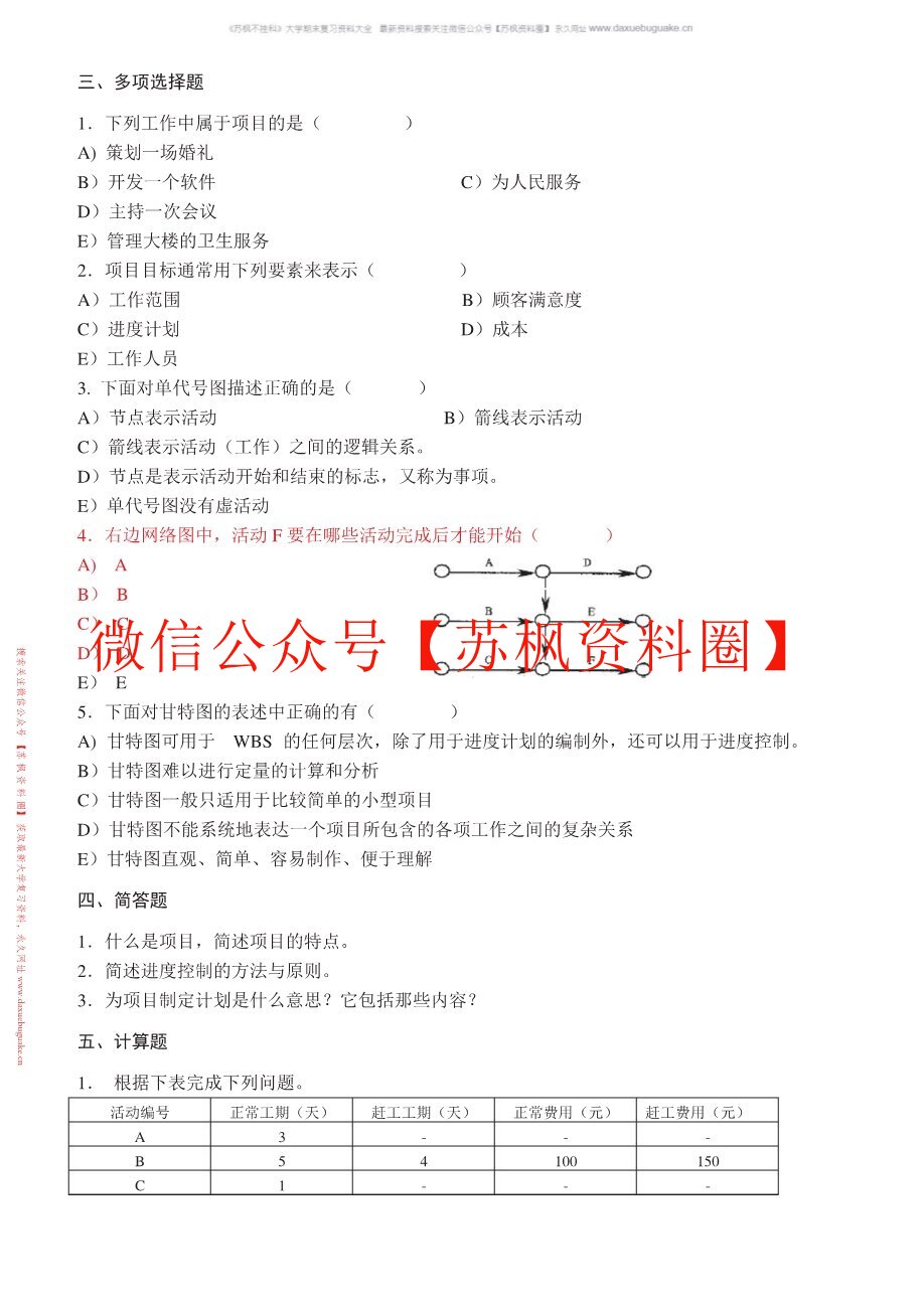 项目管理